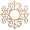 Ekena Millwork Dijon Wood Fretwork Pierced Ceiling Medallion, Alder, 24"OD x 7 3/4"ID x 1/4"T CMWP24X24X0250DIAL - alternate 1